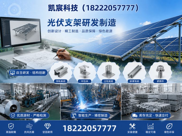 和平区光伏支架展示图